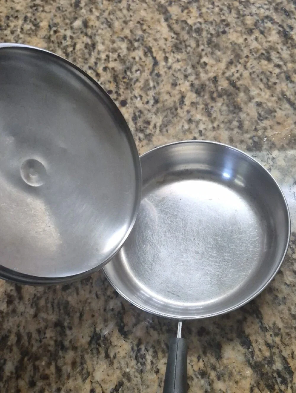 Vintage Revere Ware Copper Bottom Sauce Pan With Lid